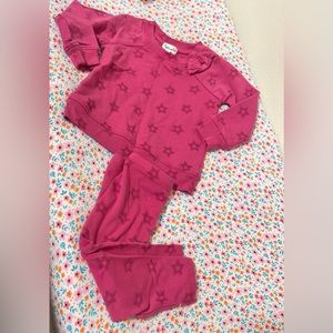 Splendid Baby Pink Star Sweater and Leggings Set